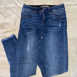 Democracy medium-wash skinny jeans